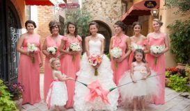 Bridesmaid bouquets